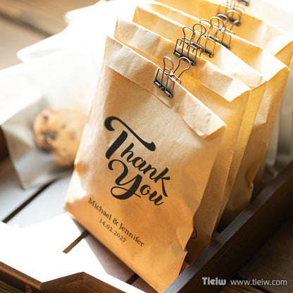 Personalized Thank You Paper Bags for Weddings & Party - 14d033d10