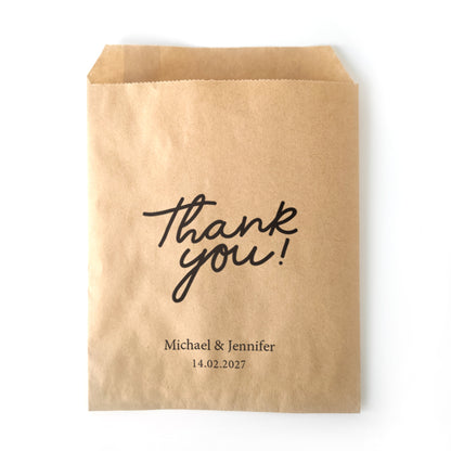 Personalized Thank You Gift Bag with Custom Date - 14d033d11