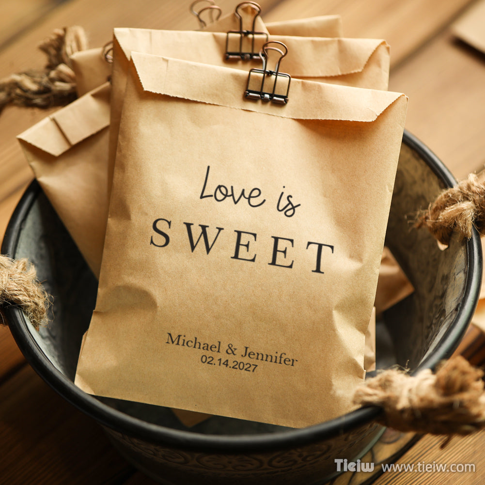 Customizable Favor Bags - Love is Sweet - 14d036d1