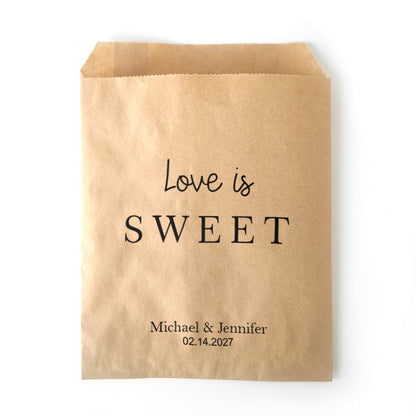 Customizable Favor Bags - Love is Sweet - 14d036d1