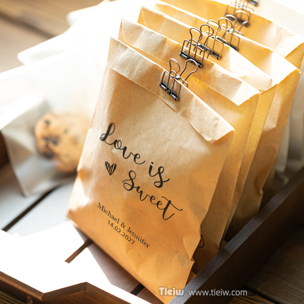 Personalized Wedding Candy Bags - Love is sweet - 14d036d3