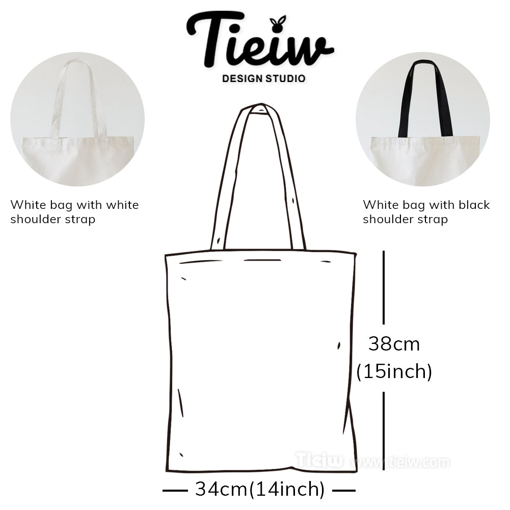 Customizable Canvas Tote Bag - Personalized Bridal Party Gifts for Bridesmaids